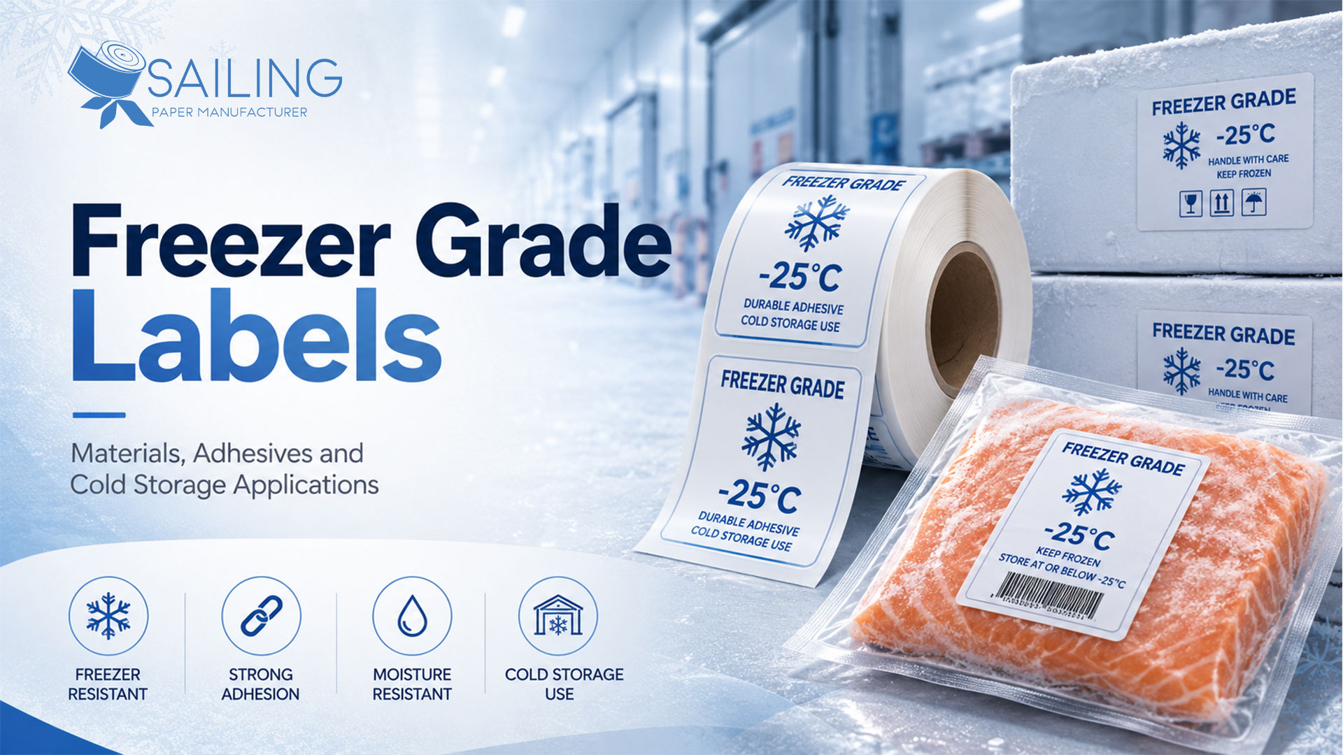 Freezer Grade Labels in Australia: Materials, Adhesives and Cold Storage Applications