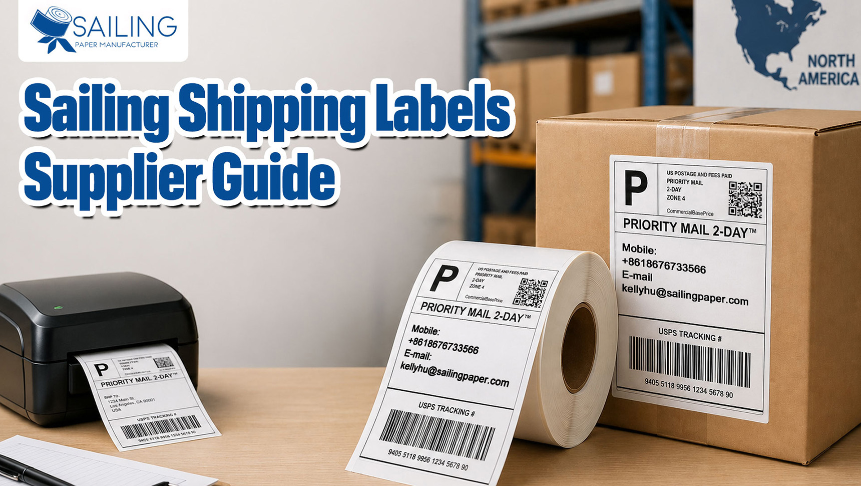 Shipping Labels Supplier Guide: 4x6 Thermal Shipping Labels for North America Market